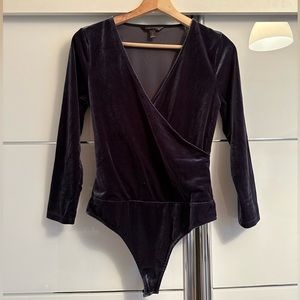 COPY - Banana Republic Velvet Bodysuit